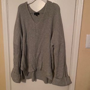 Oversized Sweater! Cuffs on sleeves too.